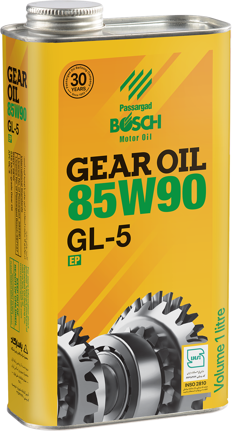 روغن دنده واسکازین سوپر هیپوئید بوش 85W90 GL5 1 لیتری