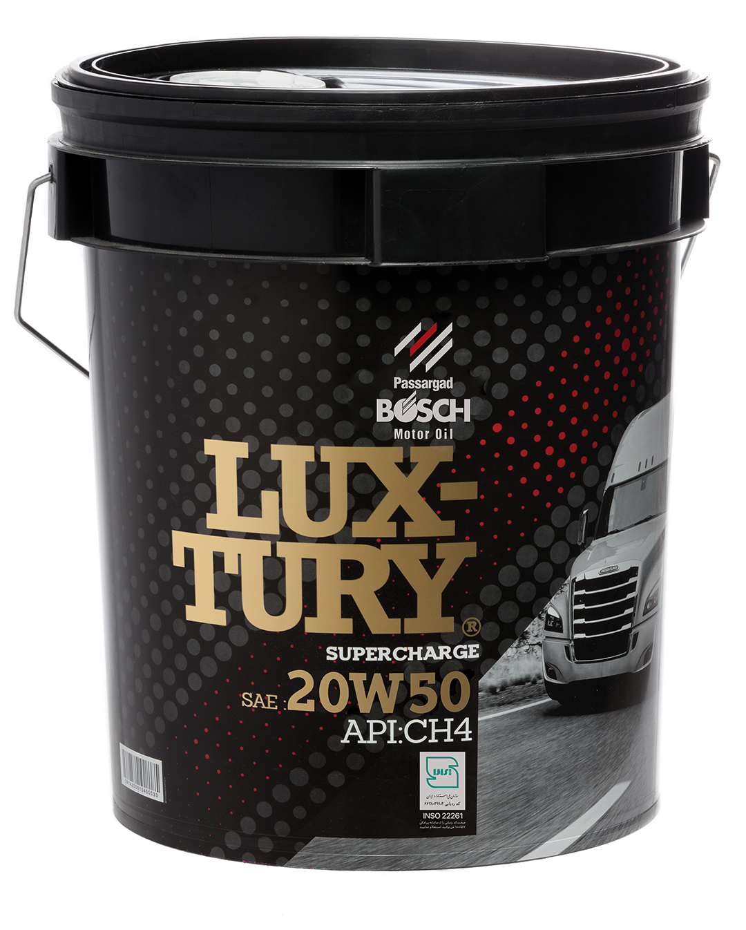 روغن موتور دیزلی بوش لاکچری توربو شارژ 20W50 CH4 20 لیتری