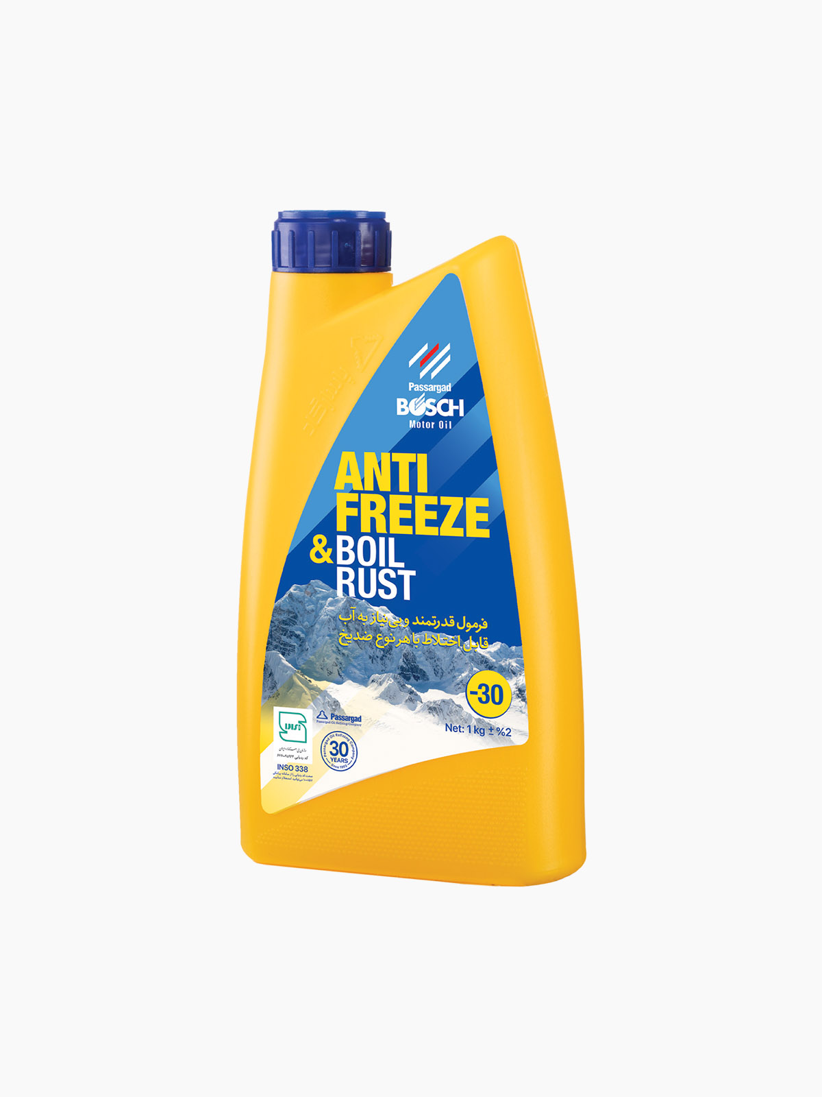 ضدیخ بوش زرد Coolant 1 کیلوگرمی
