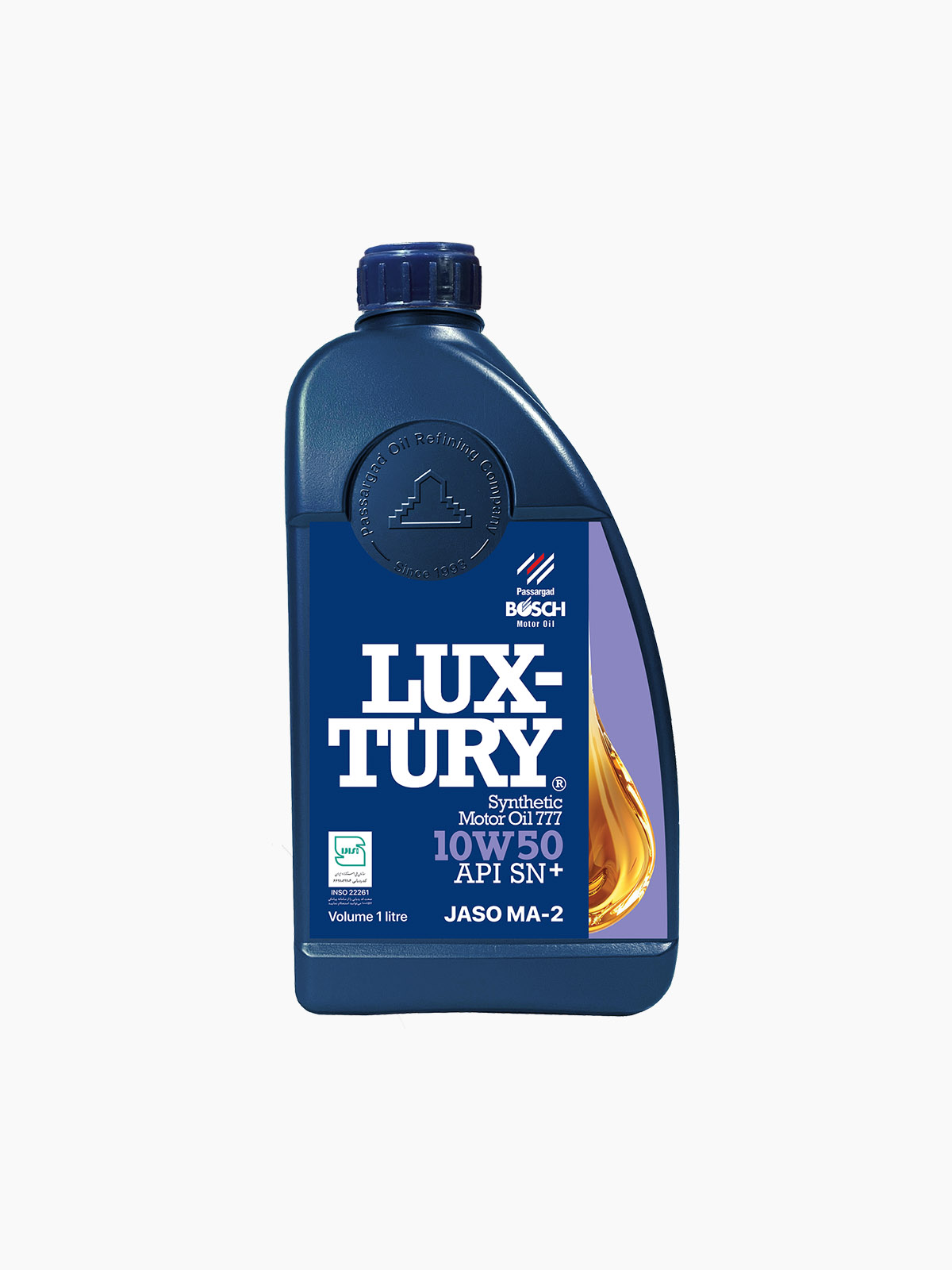 روغن موتورسیکلت بوش لاکچری 10W50 SN 1 لیتری
