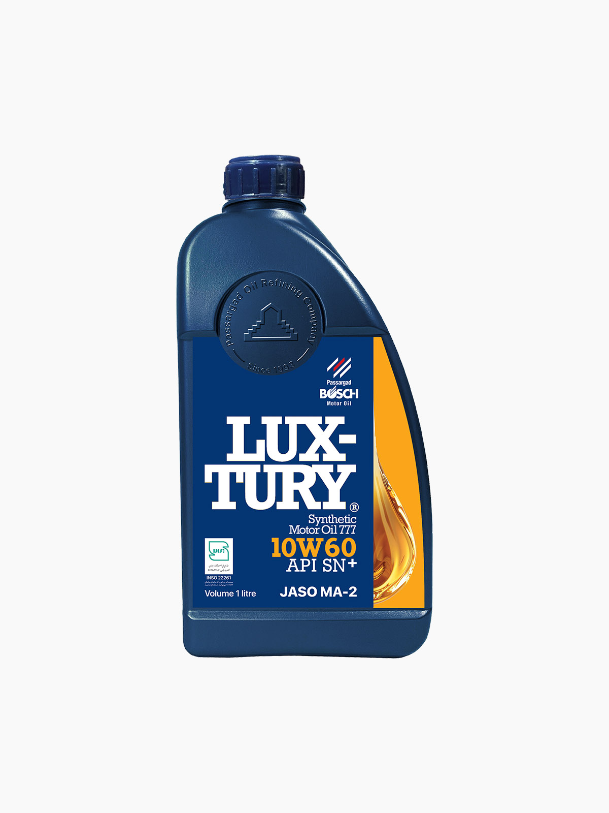 روغن موتورسیکلت بوش لاکچری 10W60 SN 1 لیتری