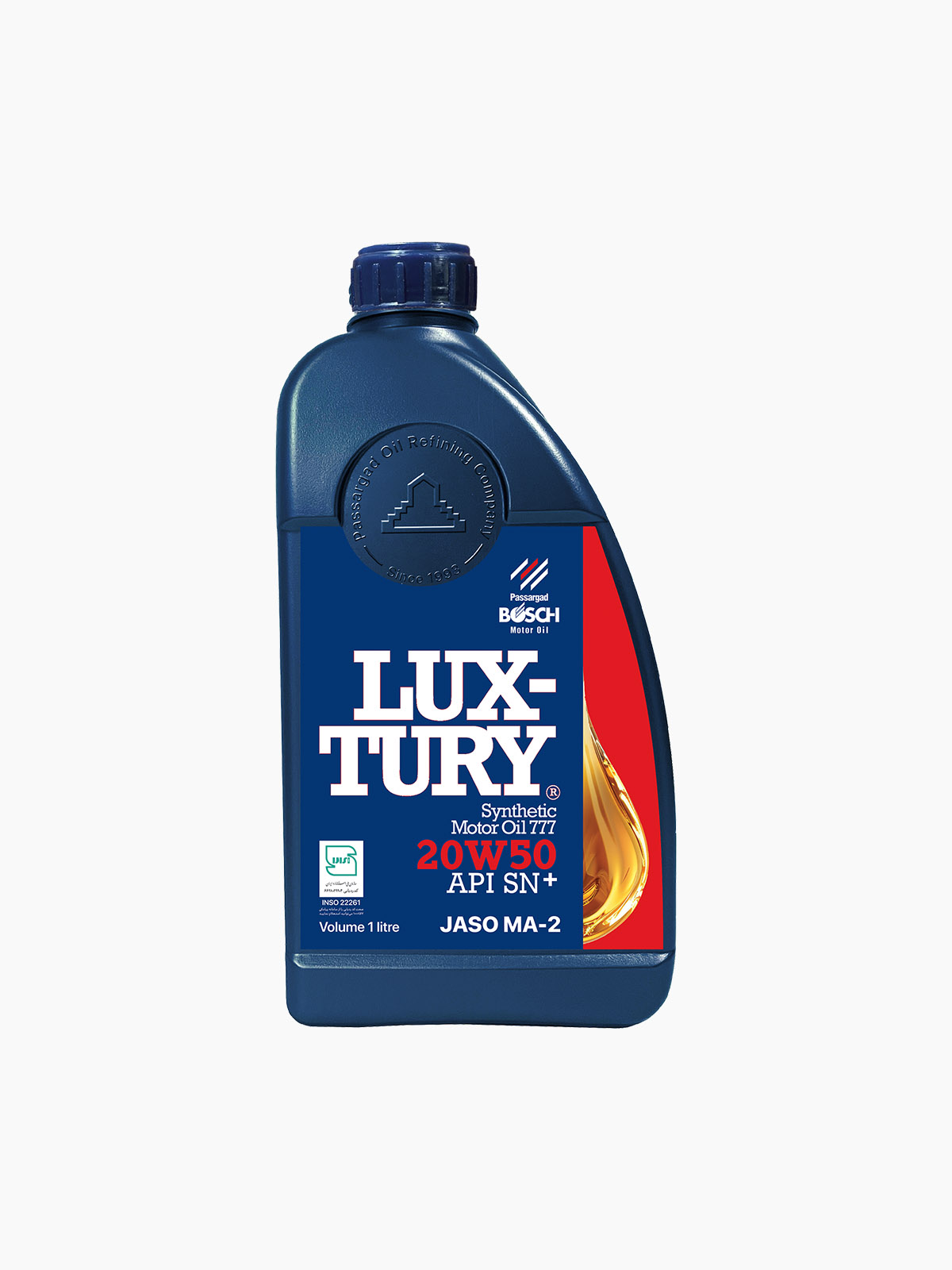 روغن موتورسیکلت بوش لاکچری 20W50 SN 1 لیتری